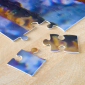 Tropischer Fisch in einem Aquarium. Puzzle (Seite)