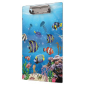 Tropischer Fisch Klemmbrett (Links)
