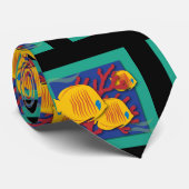 Tropischer Fisch Krawatte (Gerollt)