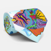 Tropischer Fisch Krawatte-Whimsikische Kunst, Wass Krawatte (Gerollt)