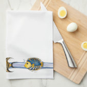 Tropischer Fisch - Küchentücher (Viertel Falte)