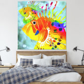 Tropischer Fisch Leinwanddruck (Insitu (Schlafzimmer))