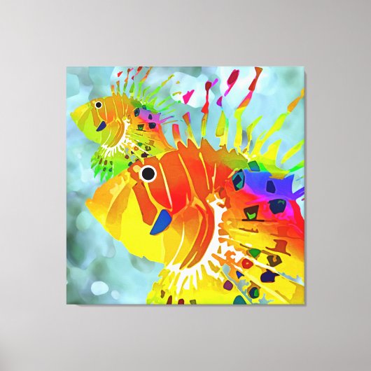 Tropischer Fisch Leinwanddruck (Vorderseite)