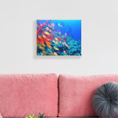 Tropischer Fisch Leinwanddruck (Insitu (Wohnzimmer))