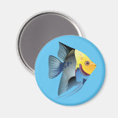 Tropischer Fisch Magnet (Vorderseite/Rückseite)