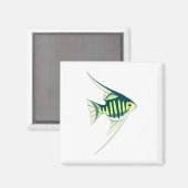 Tropischer Fisch Magnet (Vorderseite/Rückseite)