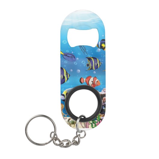 Tropischer Fisch Mini Flaschenöffner (Vorderseite)