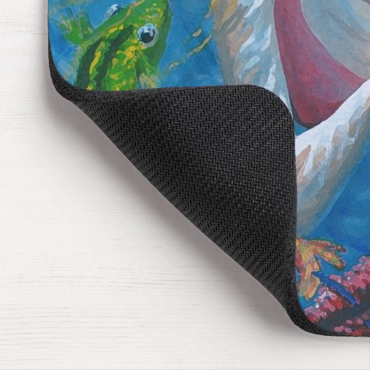 Tropischer Fisch Mousepad (Ecke)