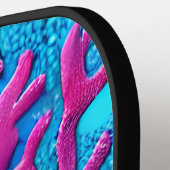 Tropischer Fisch Nahtloses Muster Pickleball Schläger (Linke Seite)