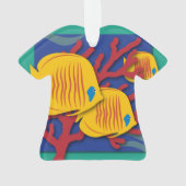 Tropischer Fisch Ornament (Rückseite)