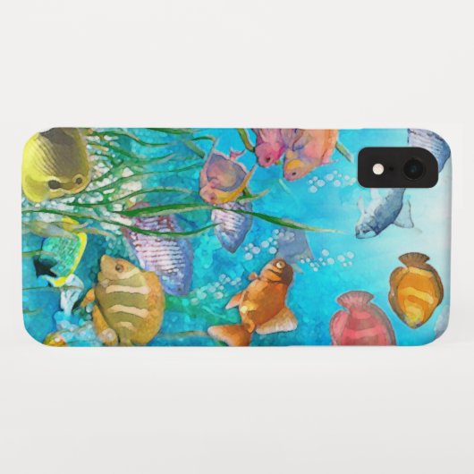 Tropischer Fisch OtterBox-Handy-Fall Case-Mate iPhone Hülle (Rückseite (Horizontal))