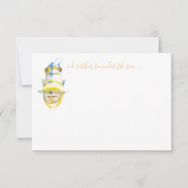 Tropischer Fisch-Papier-Karte Mitteilungskarte