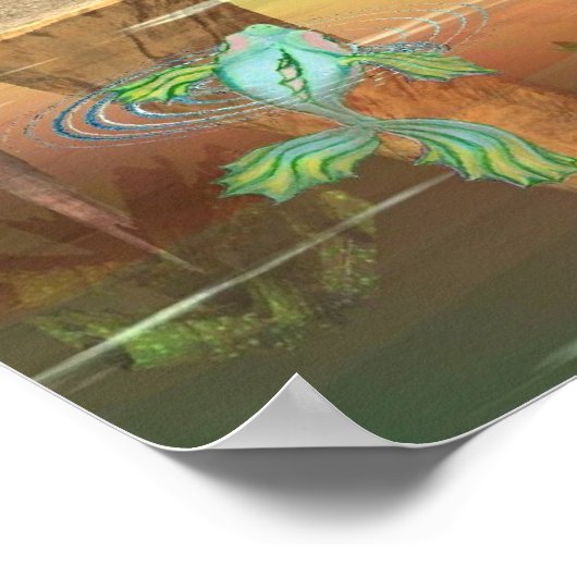 Tropischer Fisch Poster (Ecke)