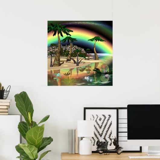 Tropischer Fisch Poster (Heimbüro)