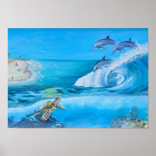 Tropischer Fisch Poster (Vorne)