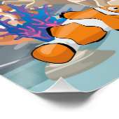 Tropischer Fisch Poster (Ecke)