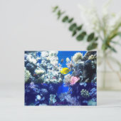Tropischer Fisch Postkarte (Stehend Vorderseite)