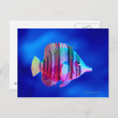 Tropischer Fisch Postkarte (Vorne/Hinten)