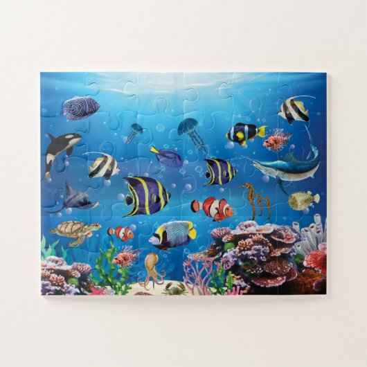 Tropischer Fisch Puzzle (Horizontal)