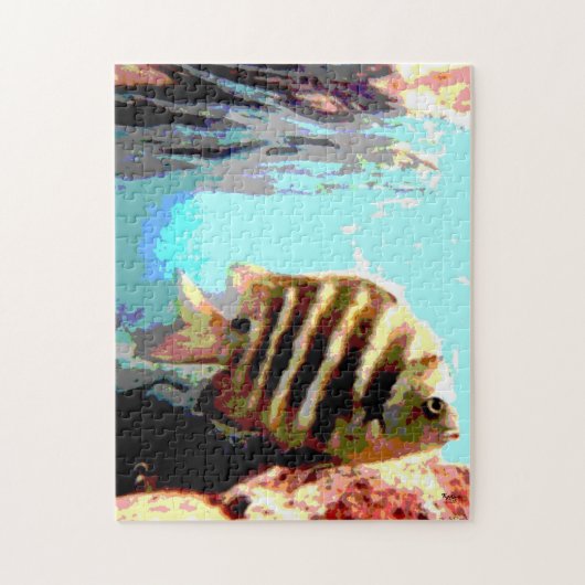 Tropischer Fisch Puzzle (Vertikal)