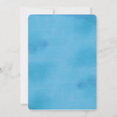 Tropischer Fisch rett Hochzeitskarte Einladung (Rückseite)