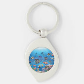 Tropischer Fisch Schlüsselanhänger (Vorderseite)