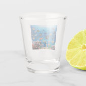 Tropischer Fisch Schnapsglas (Rückseite)