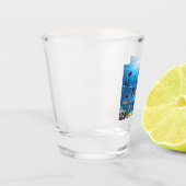 Tropischer Fisch Schnapsglas (Links)
