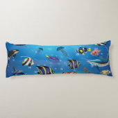 Tropischer Fisch Seitenschläferkissen (Rückseite)