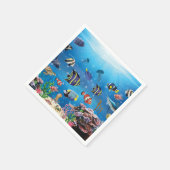 Tropischer Fisch Serviette (Ecke)