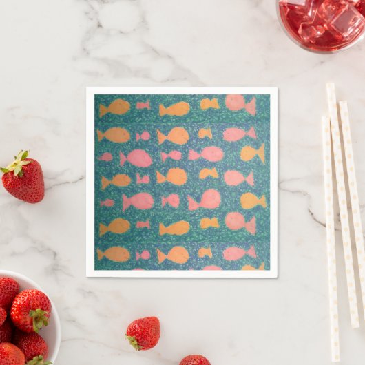 Tropischer Fisch Serviette (Beispiel)