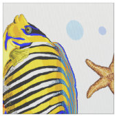 Tropischer Fisch Stoff (Nahaufnahme)