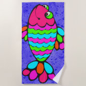 Tropischer Fisch Strandtuch (Vorderseite)
