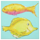 Tropischer Fisch Türkisblau Stoff (Muster)