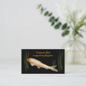 Tropischer Fisch und Aquarium Visitenkarte (Stehend Vorderseite)