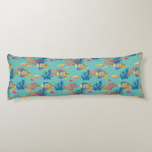 Tropischer Fisch und Korallen Seitenschläferkissen (Rückseite)