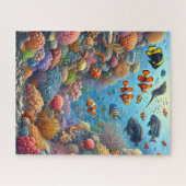 Tropischer Fisch unter Wasser Puzzle (Horizontal)