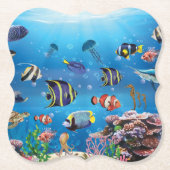 Tropischer Fisch Untersetzer (Vorderseite)
