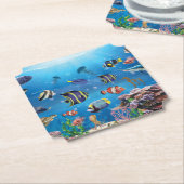 Tropischer Fisch Untersetzer (angewinkelt)