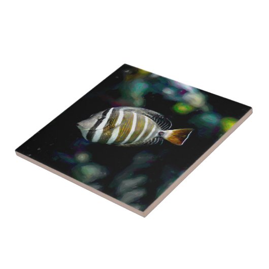 tropischer Fisch Unterwasser-Aquakultur Fliese (Seite)