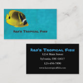 Tropischer Fisch Visitenkarte (Vorne/Hinten)