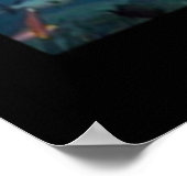 Tropischer Fisch Wasserleben Poster (Ecke)