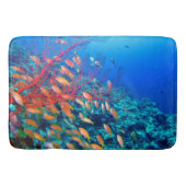 Tropischer Fischkorallenriff Badematte (Vorderseite)