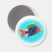 Tropischer Fischmagnet Magnet (Vorderseite/Rückseite)