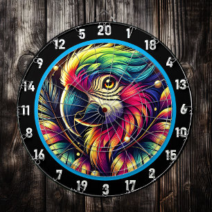Tropischer Flair Parrot Dartboard Adventure Dartscheibe