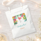 Tropischer Flamingo-Gefälligkeitsflaggen (Personal Geschenktütchen (Ausgeschnitten)