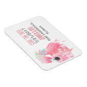 Tropischer Flamingo Hochzeit speichern Sie das Dat Magnet (Rechte Seite)