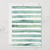 Tropischer Flamingo jedes Alter weibliche Geburtst Einladung (Rückseite)