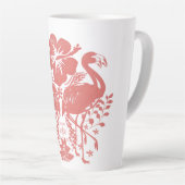 Tropischer Flamingo Milchtasse (Rechte Ecke)