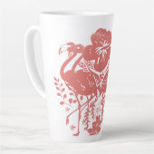 Tropischer Flamingo Milchtasse (Linke Ecke)